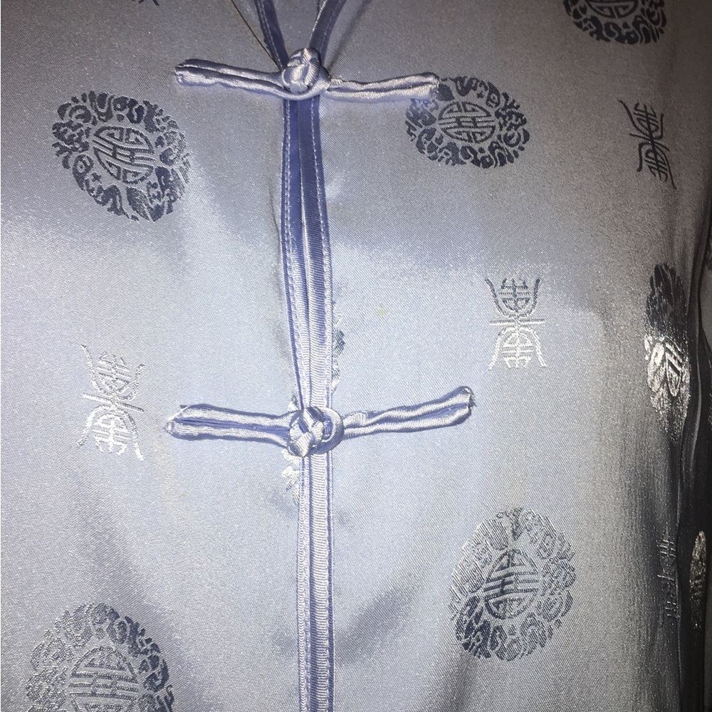 Silk Chinese Tea Time Top - Picture 2 of 8